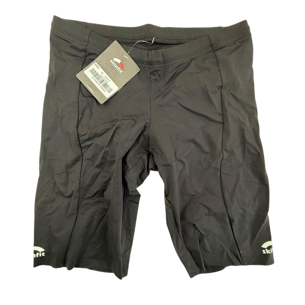NEW Skinfit Kona Tri Shorts Triathlon Women XL Black Concealed Pocket Swim